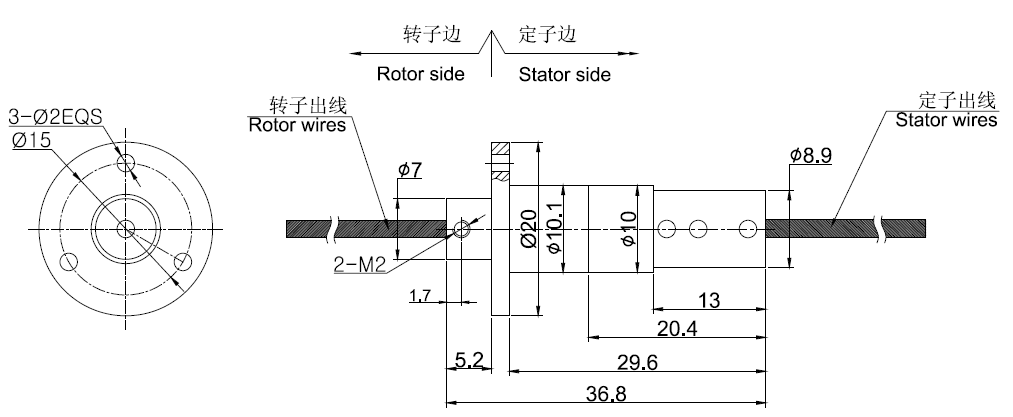 單路光纖滑環(huán)結(jié)構(gòu)